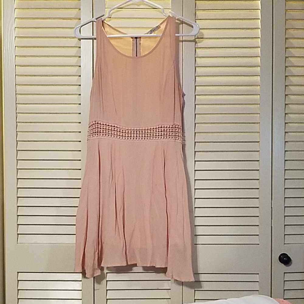 Peach dress